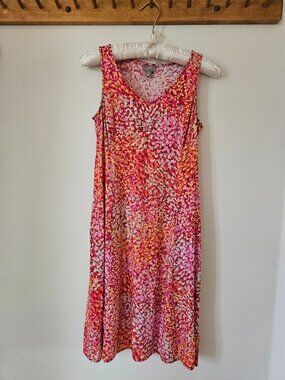 J. Jill Sleeveless Confetti Print Dress - Size 2p